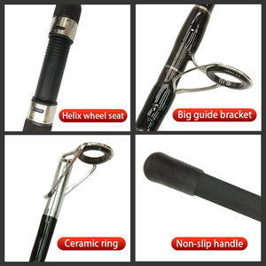 Canne à pêche télescopique légère en alliage d'aluminium, Mini stylo, ensemble de moulinet, vente en gros, d'usine, - Product Image 3