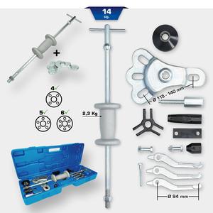 Brilliant <b>Tools</b> Slide hammer/<b>puller</b> set, 14 pcs - Product Image 3