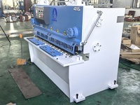 Machine de cisaillement à guillotine hydraulique CNC QC11K-4X1600, petite et mini, pour tôles, avec contrôleur E21S