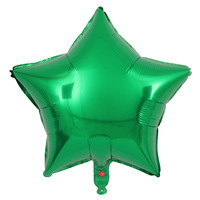 Balon Bintang Logam Pentagonal Berwarna Solid 5-inci/10-inci/18-inci/24-inci/36-inci Ramah Lingkungan untuk Pesta Ulang Tahun