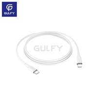 GULFY pabrik harga grosir Logo kustom fleksibel kualitas makanan Usb Tipe C 3A pengisian cepat kabel Data GC-138L