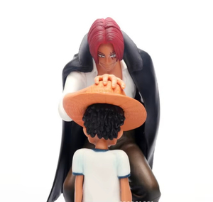 <span class=keywords><strong>Figurine</strong></span> d'action <span class=keywords><strong>One</strong></span> <span class=keywords><strong>Piece</strong></span> en PVC de 18 cm, <span class=keywords><strong>Luffy</strong></span> au chapeau de paille <span class=keywords><strong>et</strong></span> <span class=keywords><strong>Shanks</strong></span> aux cheveux roux, version scène - Product Image 4