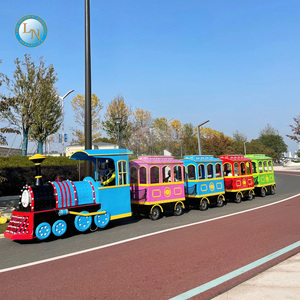 Trenino Elettrico <span class=keywords><strong>Thomas</strong></span> Tank Engine per Parchi Divertimento, Attrazione per Interni/Esterni con Carrozzeria in Acciaio e Fibra <span class=keywords><strong>di</strong></span> Vetro <span class=keywords><strong>di</strong></span> Alta Qualità - Product Image 1