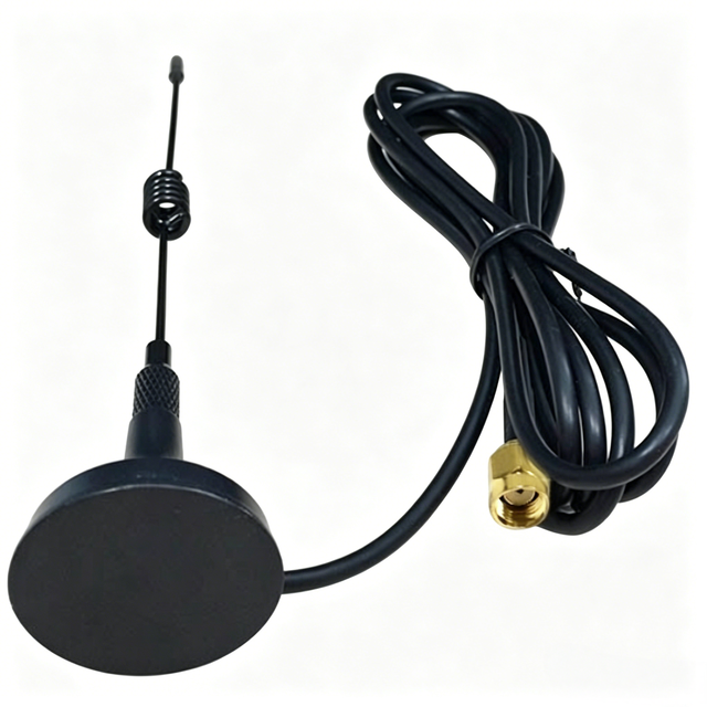 Aurora Yu AB26 LTE Magnetic Base Antenna High-Gain 3G/4G/GSM Connector 3m Cable Vertical Polarization for Enhanced Signal