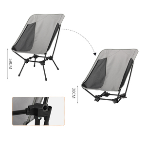 Chaise de pêche portable de haute qualité, confortable et robuste, légère, avec cadre en aluminium, pliable pour le camping et la randonnée en extérieur - Product Image 2