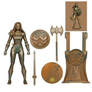Genuino McFarlane <span class=keywords><strong>DC</strong></span> Bronze Wonder Woman figura de acción de 7 pulgadas nueva condición modelo juguete Material plástico soplador de aire función Color - Product Image 3