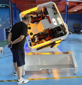 Dreamland 2 Joueurs VR Navette Spatiale 360 Rotation Roller Coaster Simulator 9D Rotating Chair Virtual Reality Equipment - Product Image 6