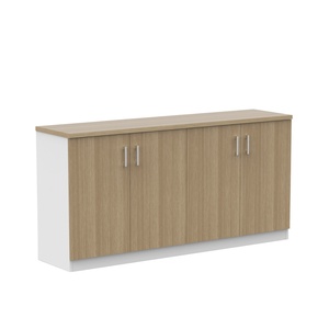 Armoire de classement en bois robuste avec poignée en aluminium pour espace de bureau - Product Image 2