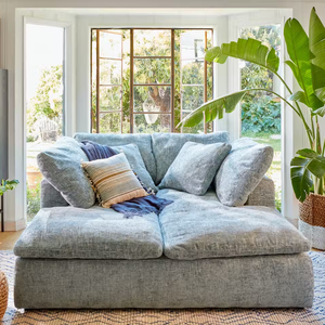 Canapé 2 places de luxe CX Design nordique minimaliste avec tissu doux pour maison ou <span class=keywords><strong>villa</strong></span> - Product Image 1