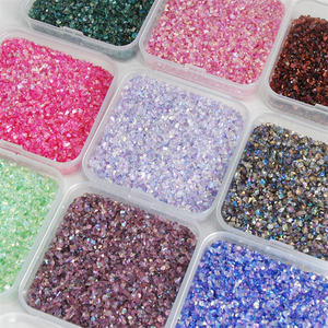 Hisenlee, 30 г, асимметричное стекло, 2-4 мм, массивные блестки, переливающиеся хлопья, квадратная коробка, эпоксидная смола, Рождественский Хэллоуин - Product Image 2