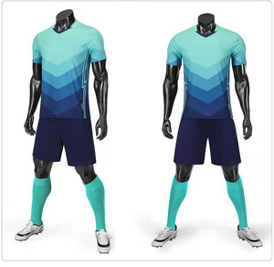 Conjunto de uniforme de fútbol para adultos, camisetas de fútbol con sublimación, venta al por mayor, Tailandia, nuevo modelo, <span class=keywords><strong>2022</strong></span> - Product Image 2