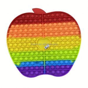 Durable lavable suave Anti ansiedad sensorial silicona Push Bubble Pops Fidget juguete para adultos niños - Product Image 3