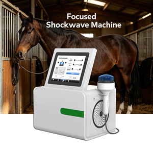 Technologie de pointe pour le bien-être des animaux de compagnie : Appareil professionnel à ondes de choc pour la thérapie de récupération articulaire canine - Product Image 1