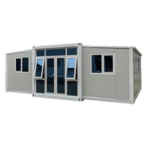DXH échantillon gratuit prix compétitif maison préfabriquée en conteneur extensible 20 40 pieds maison préfabriquée pliante avec double aile - Product Image 3