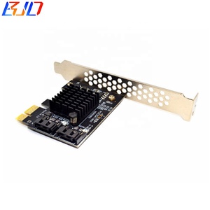 PCI Express PCI-E 1X để kép 2 SATA 3.0 7pin nối Adapter mở rộng riser thẻ 6gbps cho ổ đĩa cứng - Product Image 2