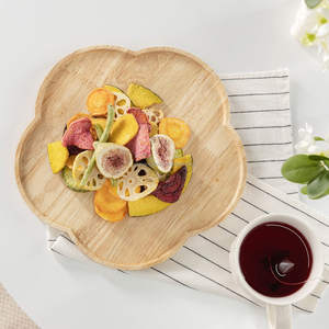 Chargeur en bois assiettes de service assiettes à dîner <span class=keywords><strong>vaisselle</strong></span> nettoyage facile plateau de service <span class=keywords><strong>incassable</strong></span> assiettes à dîner en <span class=keywords><strong>bambou</strong></span> en bois - Product Image 3