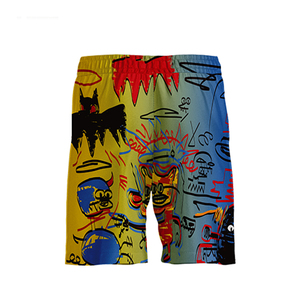 Costumi da bagno per bambini con logo personalizzato, pantaloncini da spiaggia a vita elastica ad asciugatura rapida con fodera in rete per sport acquatici estivi - Vendita all'ingrosso - Product Image 3