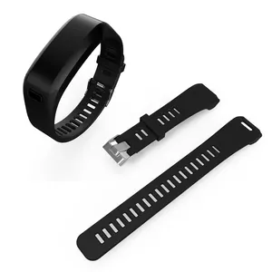High Quality Rubber Strap For Garmin Vivosmart HR Strap Sports Silicone Watch Band Bracelet Fitness Wristband With Tools