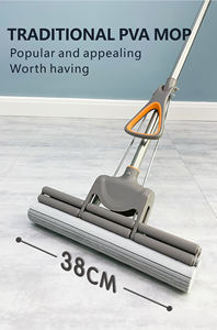 מוט ניקוי רצפות מתכוונן מפלדה עם ספוג <span class=keywords><strong>PVA</strong></span> לסחיטה עצמית, לשימוש מסחרי וביתי, מתוצרת Homcare OEM/ODM - Product Image 3