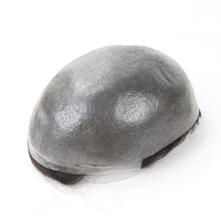 Système Capillaire Invisible Ultra Fin à Base PU, Perruque Durable V-loop pour Hommes, Prothèse Capillaire 100% Cheveux Humains