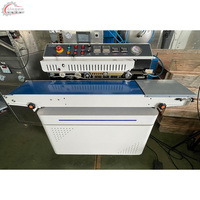 Machine de scellage semi-automatique continue pour l'emballage de cacahuètes, chips de banane et pop-corn en sachets plastiques et en aluminium - Prix usine