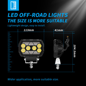 28 Wát độ sáng cao vuông LED làm việc ánh sáng off-road đèn tại chỗ cho jeep/Xe Tải/thuyền sửa đổi phụ trợ xe ánh sáng IP67 X3 X1 - Product Image 2