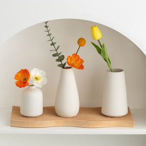 Nordic Simple Matte Style Ceramic Vase With Southeast Asian Inspiration for Wholesale Dried <b>Flower</b> <b>Display</b> Use - Product Image 3