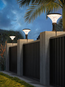 LED Solar Pilar Linterna Luz Exterior Impermeable Buen Precio Lámpara Solar Columna <span class=keywords><strong>Cabeza</strong></span> Luz Nocturna para Jardín - Product Image 2