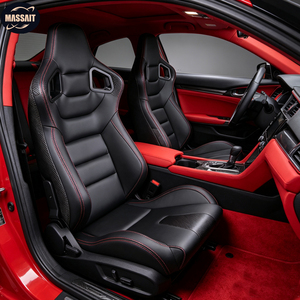 Siège passager arrière en PVC, nouvelle conception améliorée et modifiée, de la marque MASSAIT, pour Can-Am <span class=keywords><strong>Ryker</strong></span> 600/<span class=keywords><strong>900</strong></span> Sport Rally Edition 2026 - Product Image 1