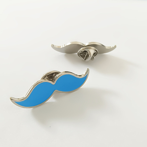 Ánh sáng màu xanh ung Thư Kim Loại pins BROOCH tuyến tiền liệt ung thư nhận thức Pin ria mép râu men pins số lượng lớn cho sức khỏe của nam giới - Product Image 3