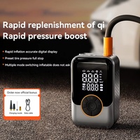 Portable Mini air Compressor 150PSI Motorcycle air Pump Electric Tires Inflator Cordless air Inflator for Bike Ball