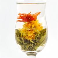 Thé en fleurs Gong Yi Hua en vrac 1kg, mélange de thé vert et de fleurs, thé santé en boules rondes, sachet, marque privée, OEM, vente en gros, boîte