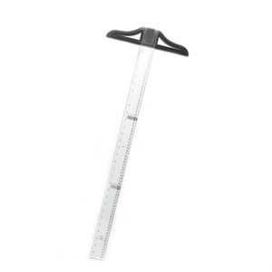 Regla Cuadrada Transparente en Forma de T, de Plástico, Métrica, Removible, de 75 cm, para Medir - Product Image 2