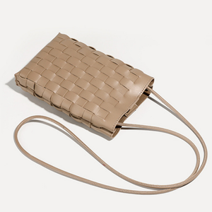 Bolso Moderno de Verano para Teléfono Móvil, Tejido, de Cuero PU, Minimalista, para Viajes, Paseos al Aire Libre - Product Image 3