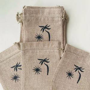 ODM & OEM Primitive Organic Jute <b>Drawstring</b> <b>Pouch</b> Wholesale Jute <b>Drawstring</b> Bag Custom Logo Gift Burlap Bag - Product Image 4