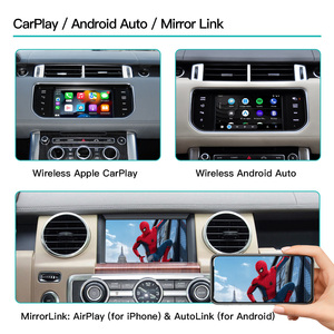 Autoabc - Système modulaire sans fil <span class=keywords><strong>Apple</strong></span> <span class=keywords><strong>CarPlay</strong></span> pour Land Rover <span class=keywords><strong>Jaguar</strong></span> Bosch Harman - Lecteur vidéo de voiture Android Auto - Prise en charge de la caméra de recul - Product Image 2