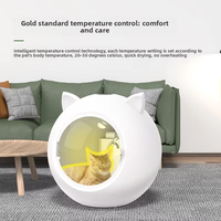 Séchoir à haute vitesse pour animaux de compagnie, température et vitesse réglables, sécurisé, intelligent, pour chien et chat, séchoir de toilettage, séchoir à air pour animaux