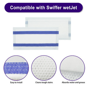 Ricambi per Mop Usa e Getta a 4 Strati Super Assorbenti per Mop Spray <span class=keywords><strong>Swiffer</strong></span> Wet Jet per Pulizia Pavimenti Multiuso - Product Image 4