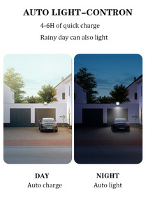 Batterie solaire 100W IP65 étanche éclairage <span class=keywords><strong>de</strong></span> <span class=keywords><strong>jardin</strong></span> Led chargement automatique lampadaire extérieur - Product Image 5