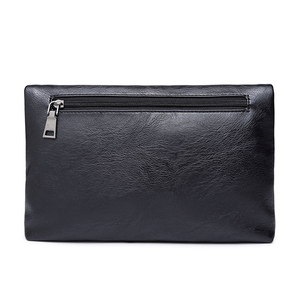 Fabbrica del Commercio All'ingrosso <span class=keywords><strong>di</strong></span> Alta Qualità Su Misura <span class=keywords><strong>di</strong></span> <span class=keywords><strong>Marca</strong></span> <span class=keywords><strong>di</strong></span> Stampa Nero <span class=keywords><strong>di</strong></span> Cuoio Reale degli uomini del Sacchetto <span class=keywords><strong>di</strong></span> Frizione - Product Image 3