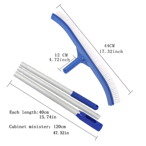 El mejor cepillo <span class=keywords><strong>de</strong></span> piscina con revestimiento <span class=keywords><strong>de</strong></span> vinilo para exteriores, fuerte fuerza <span class=keywords><strong>de</strong></span> <span class=keywords><strong>limpieza</strong></span> <span class=keywords><strong>de</strong></span> seguridad, el mejor cepillo <span class=keywords><strong>de</strong></span> piscina para piscina sobre el suelo - Product Image 2