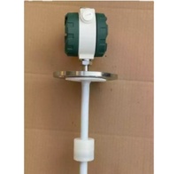 Transmitter Level Magnetik PP PTFE 4-20mA LCD Baterai Sensor Level Cairan Air, Oli, Kimia Tangki Tahan Korosi