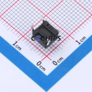 TC110426070 Tactile Switch Through hole Component (THT)-4P,6x6mm Switch Single Pole Single Throw Round Button 2.6N 7mm - Product Image 2