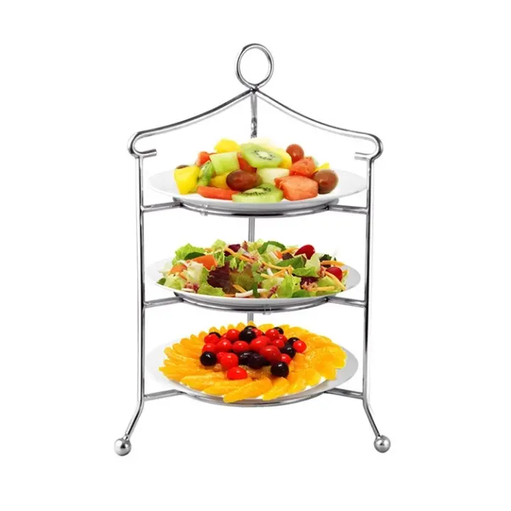 Bruiloft Verjaardagsfeestjes Natuurlijke Afwerking Houten 2 Tier Opvouwbare Cake Stand Standaard Kwaliteit Cakeplateau Stand