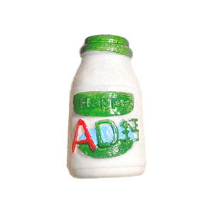 Jouet à presser nostalgique Wahaha à remontée lente, en plastique souple aromatisé au calcium, design bouteille de lait, jouet animal pour enfants Onr VN - Product Image 6
