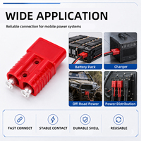 Adaptateur de charge rapide à courant élevé pour batterie au lithium automobile, chariot élévateur, contact en cuivre CHENF 50A-600V, prise de courant SB50A/SB120A