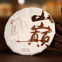 Vente directe usine en gros : Gâteau de thé Pu'er Shu fermenté naturel du Yunnan, 357g, thé Pu'er mûr pressé
