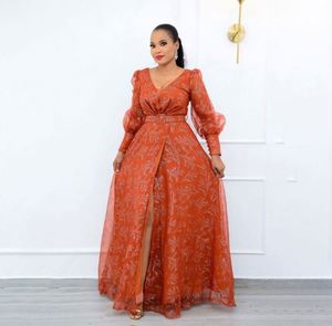 Nuo OEM/ODM Nueva Tendencia Ropa Africana para Mujer Talla Grande Vestidos Casuales con Estampado Floral de Manga Larga - Product Image 2