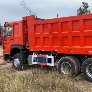 Camión Tractor con Remolque Contenedor Sinotruk Howo Usado, Cabeza Tractora Sino Track 6x6 6x4 371hp 375hp - Product Image 5