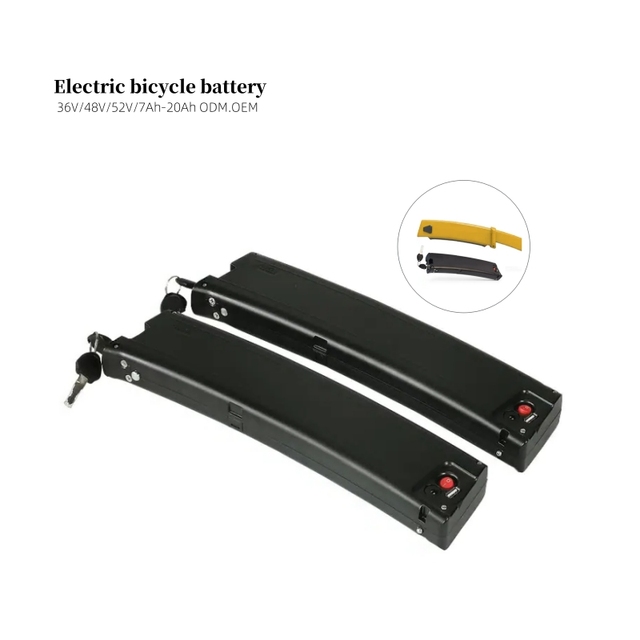 36v 7 8ah 10ah Electric Bike Li Ion Battery Scimitar 36 v Battery Pack Hidden Style E-Bike Batteries 250w 350w